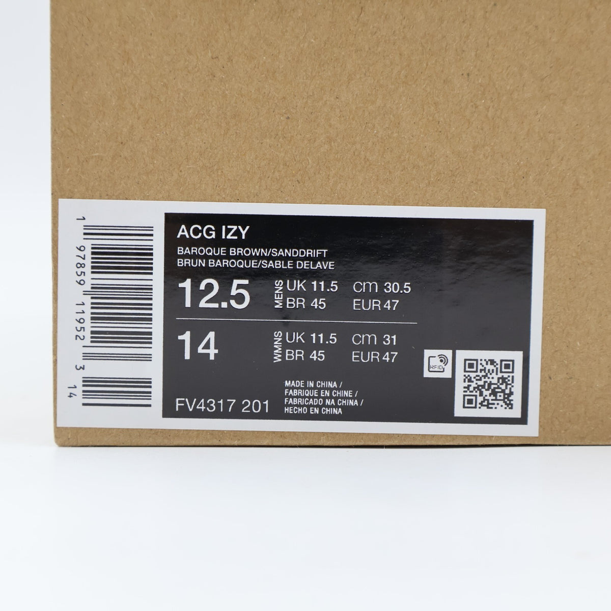FV4317-201 Nike ACG IZY Baroque and Black (Men's)
