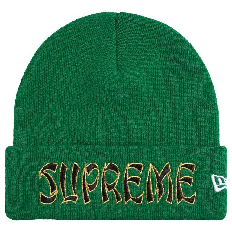 Supreme New Era Action Beanie Green