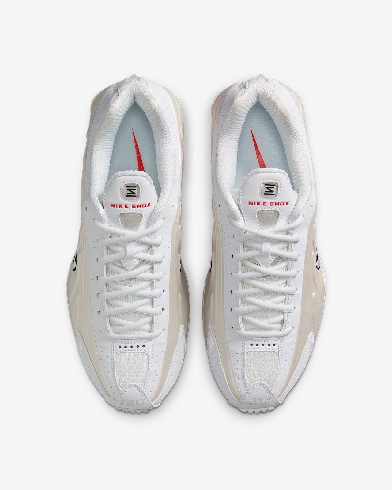 AR3565-103 Nike Shox R4 White Phantom Picante Red White (Women's)