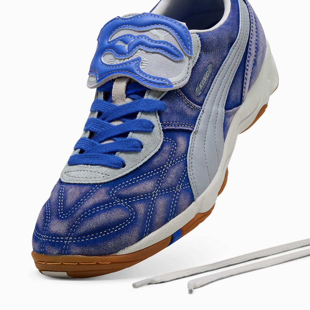 401180-01 Kidsuper Puma King Indoor Dart Blue Grey Fog (Men's)