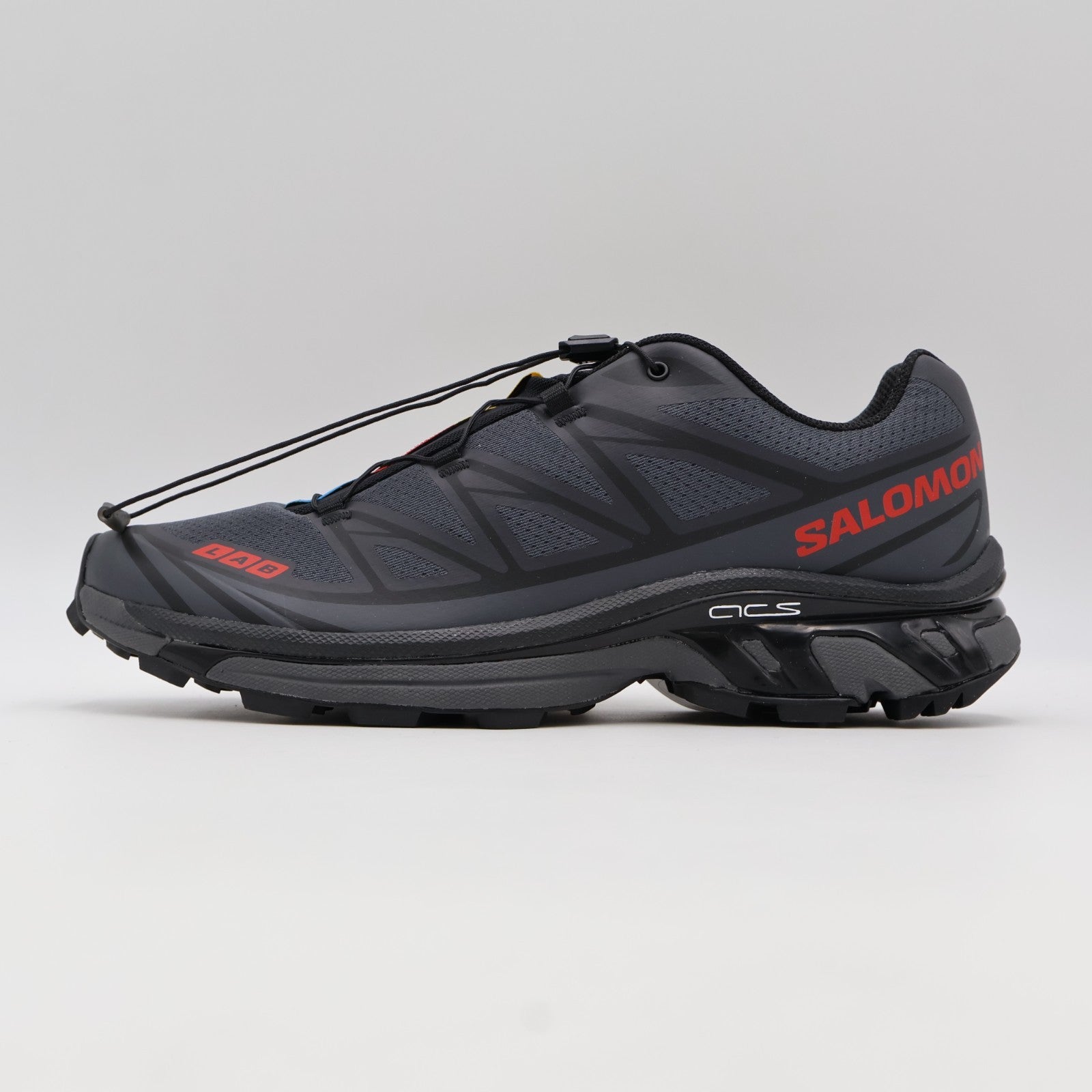 L49130300 JJJJound Salomon XT-6 Ebony Black Fiery Red (Men's)