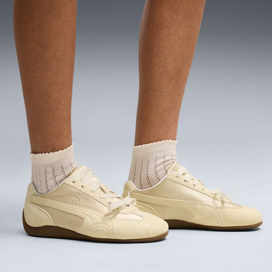 407673-01 Puma Speedcat Etoile "Buttercream/Gum" (Women's)