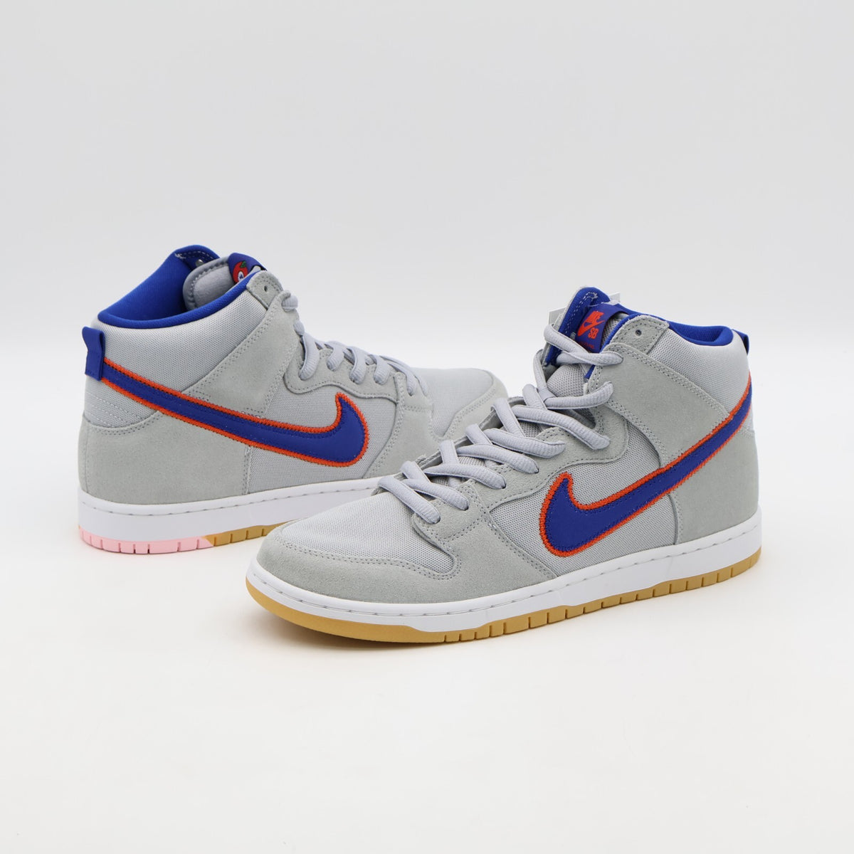 DH7155-001 Nike Dunk High SB New York Mets Rush Blue Orange Cloud Gray (Men's)