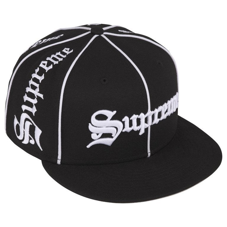 Supreme Piping Script New Era Black