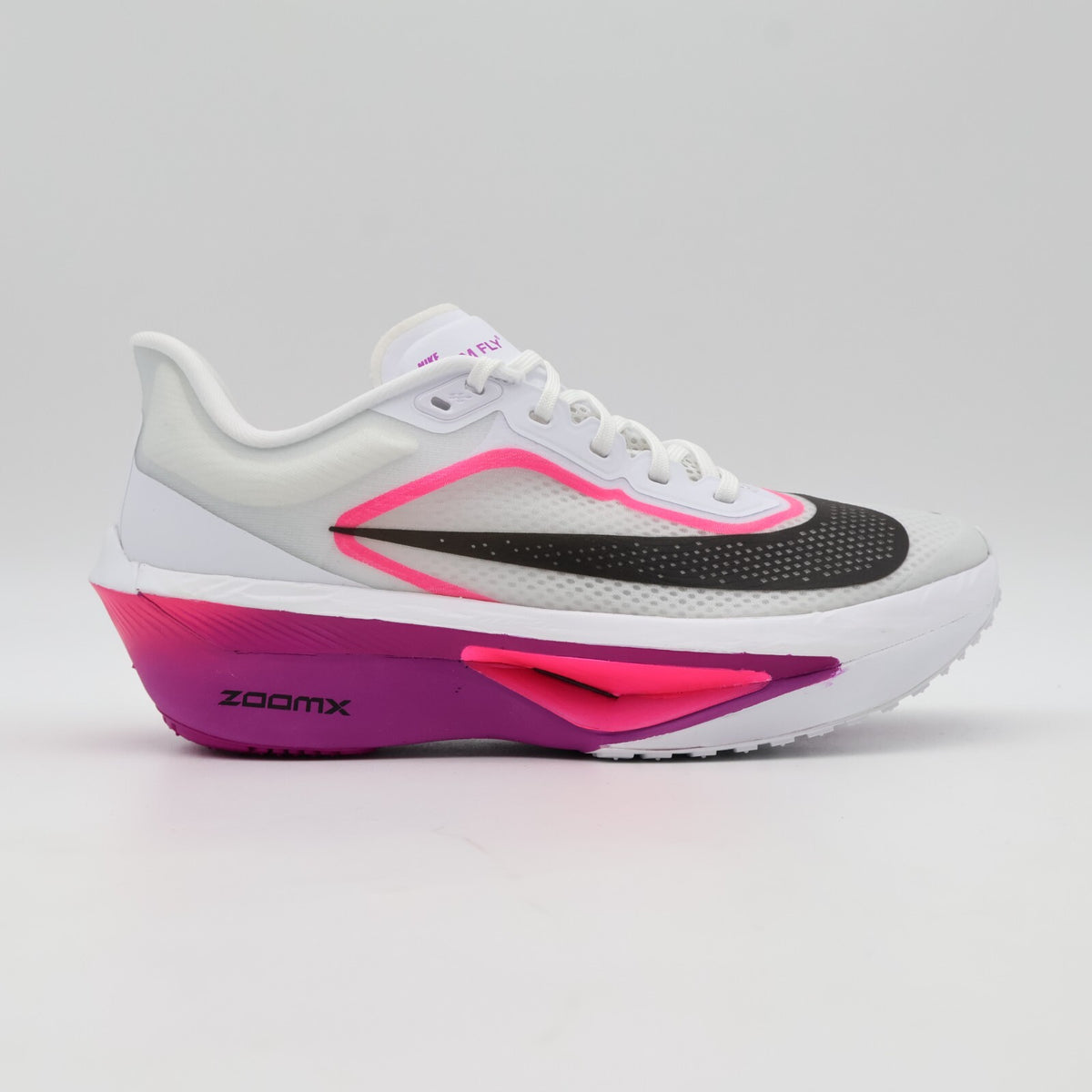 FN8454-101 Nike Zoom Fly 6 White Vivid Grape Hyper Pink Black (Men's)