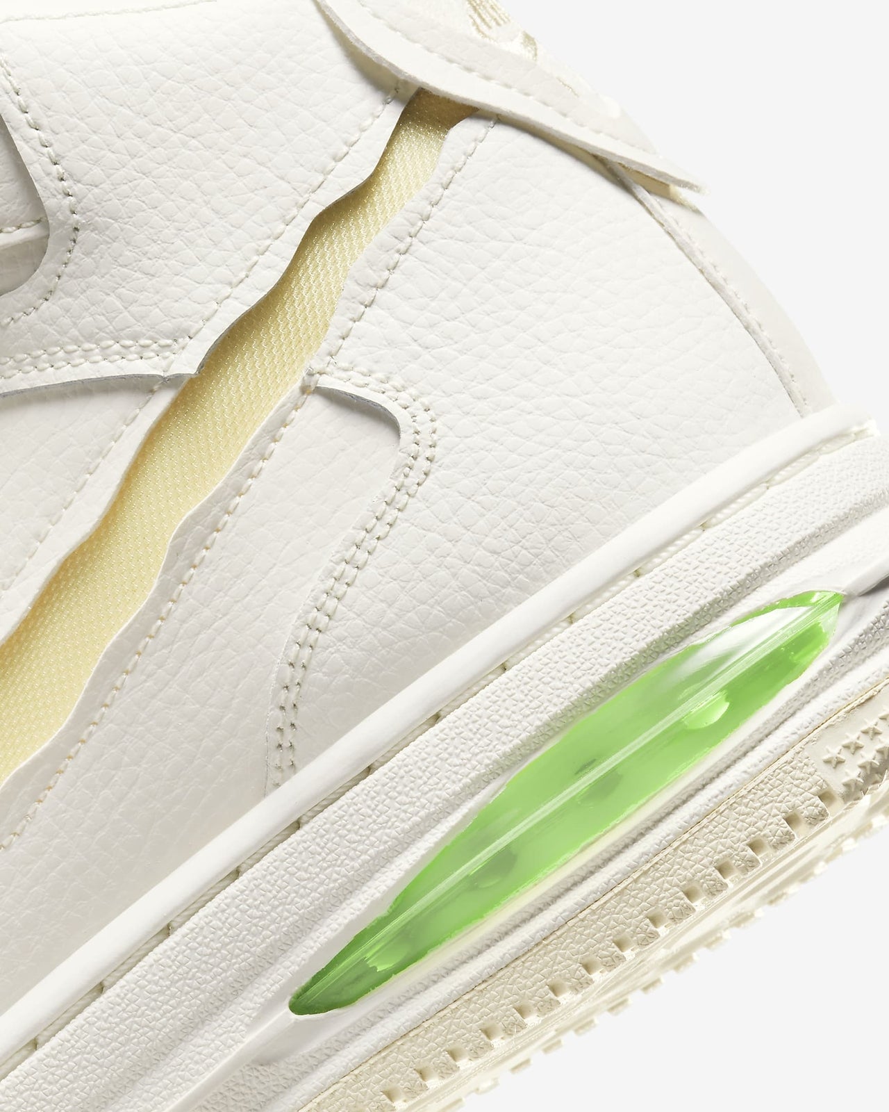 FB1374-100 Nike Air Force 1 Mid Evo Sail Lime Blast Coconut Milk (Men's)