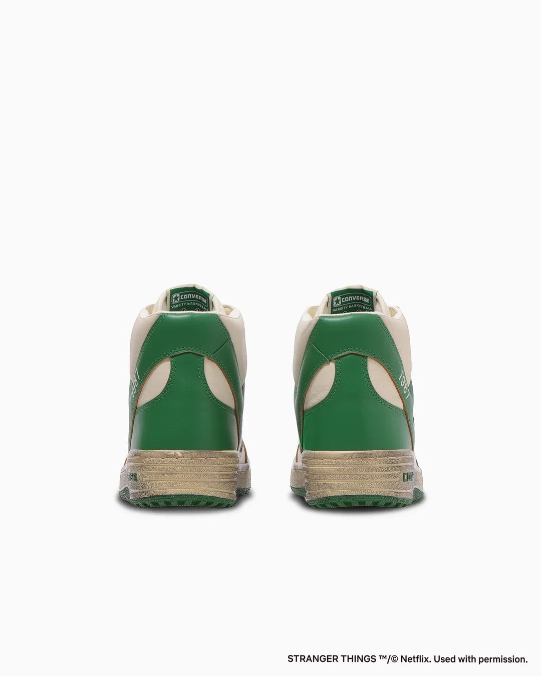 33702370 Stranger Things 5 Converse Weapon Hi Green White (Men's)