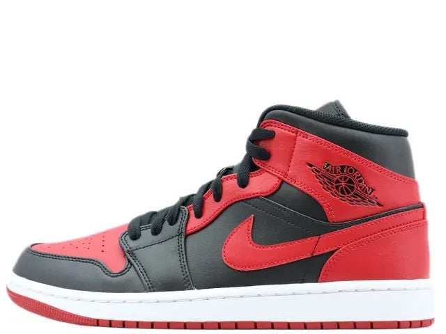 554724-074 Nike Air Jordan 1 Mid "Bred" (Men's)