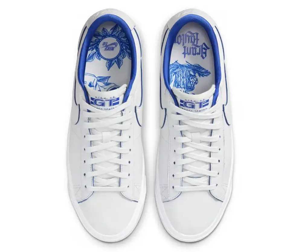 FZ1300-100 Nike SB Blazer Low Pro GT Summit White Game Royal (Men's)