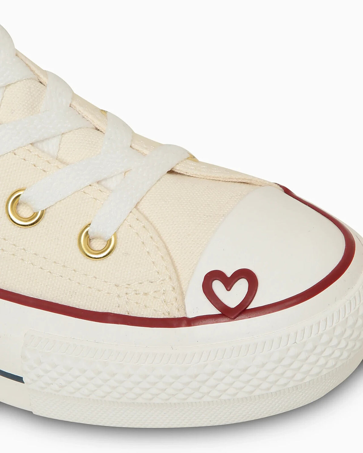 31315780 Converse All Star PLTS Heartpoint Hi Pale Ivory (Women's)
