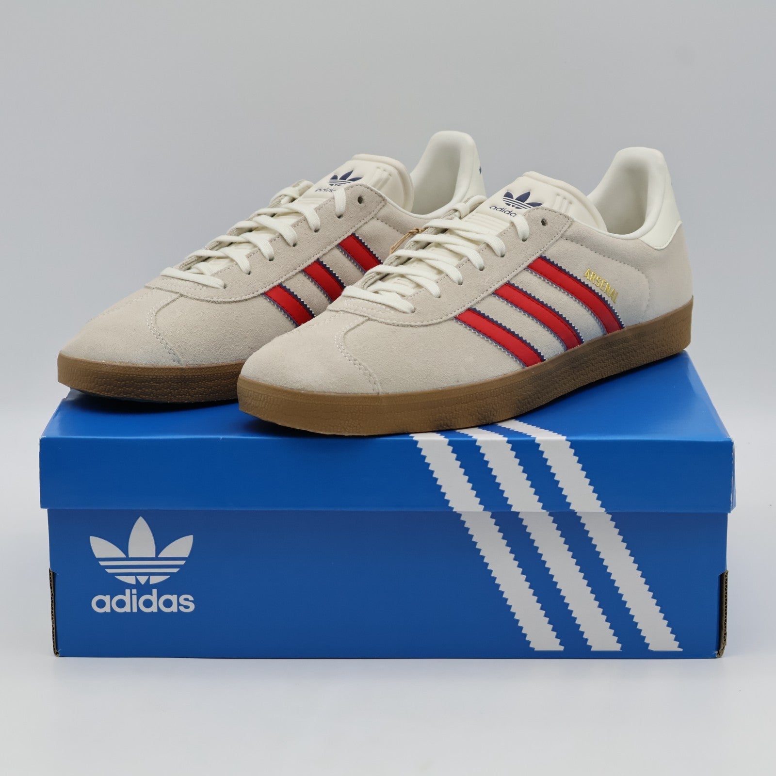 JS3042 Arsenal FC adidas Originals Gazelle Terrace Icons Off White Better (Men's