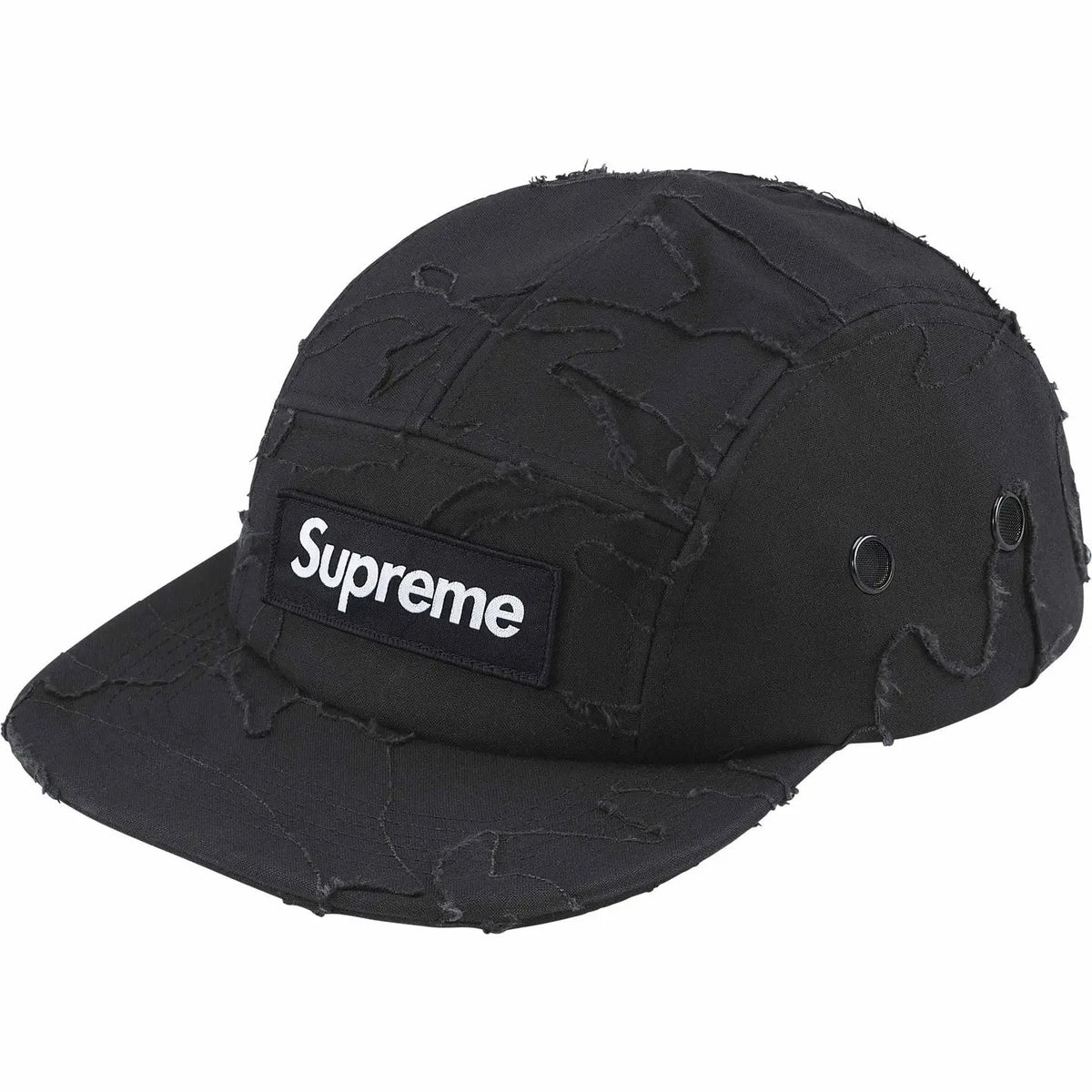 Supreme Layered Camo Camp Cap Black