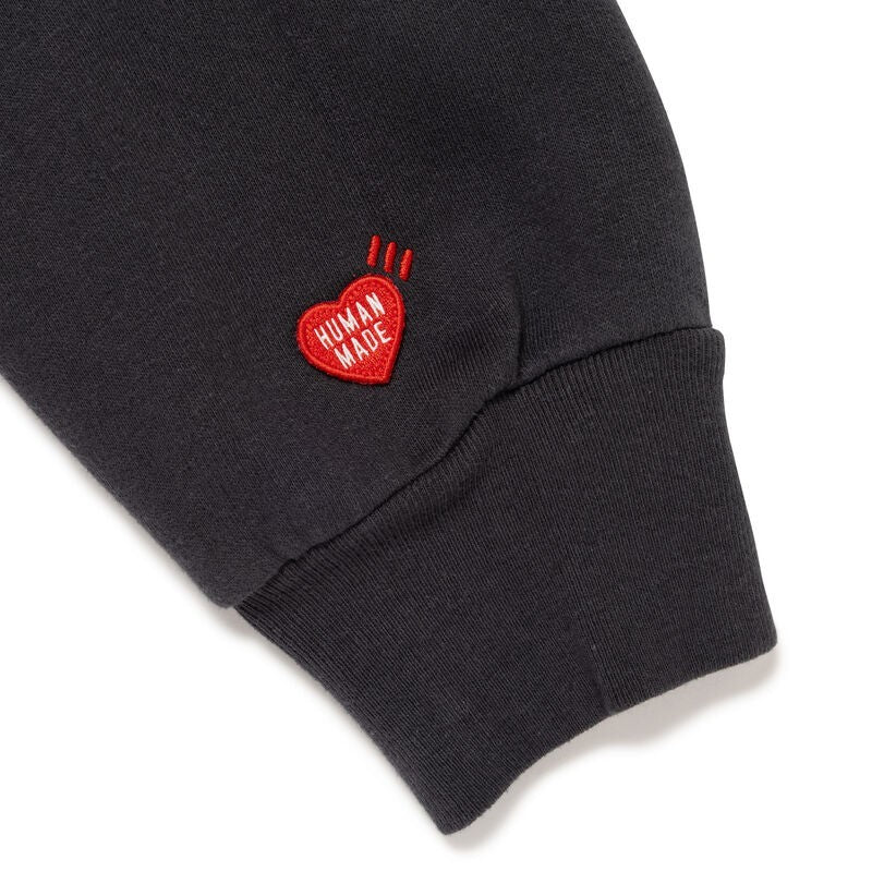 UMAN MADE Embroidered Sweatshirt Black