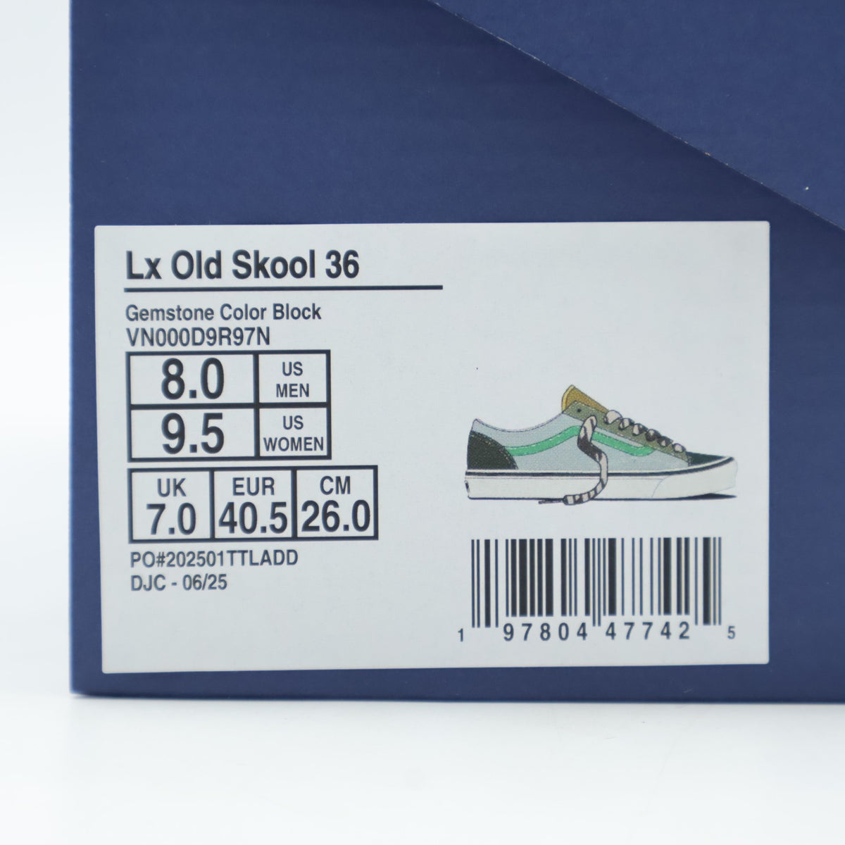 VN000D9R97N Vans Premium Old Skool 36 Gemstone Color Block (Men's)