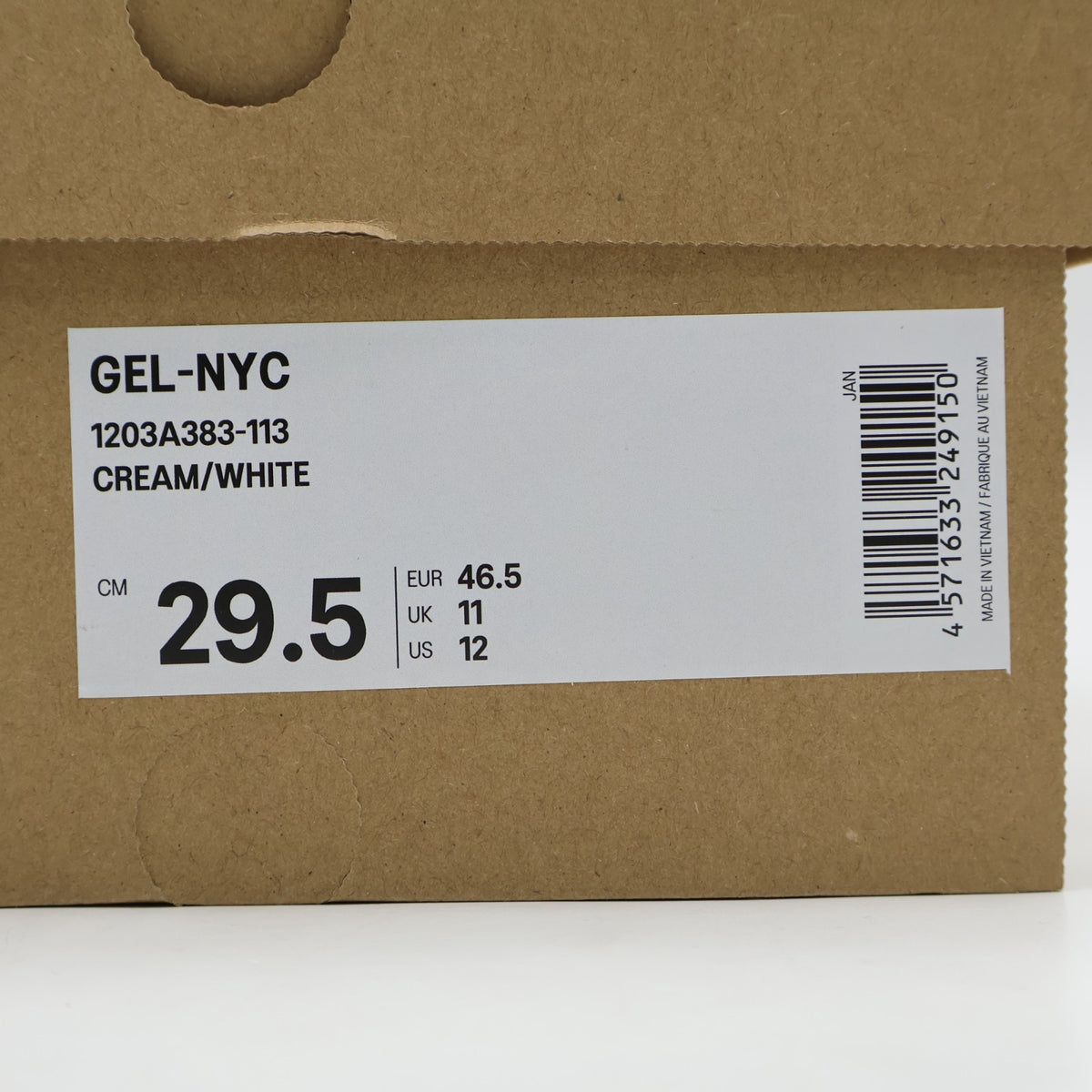 1203A383-113 Asics Gel-NYC Cream White (Men's)