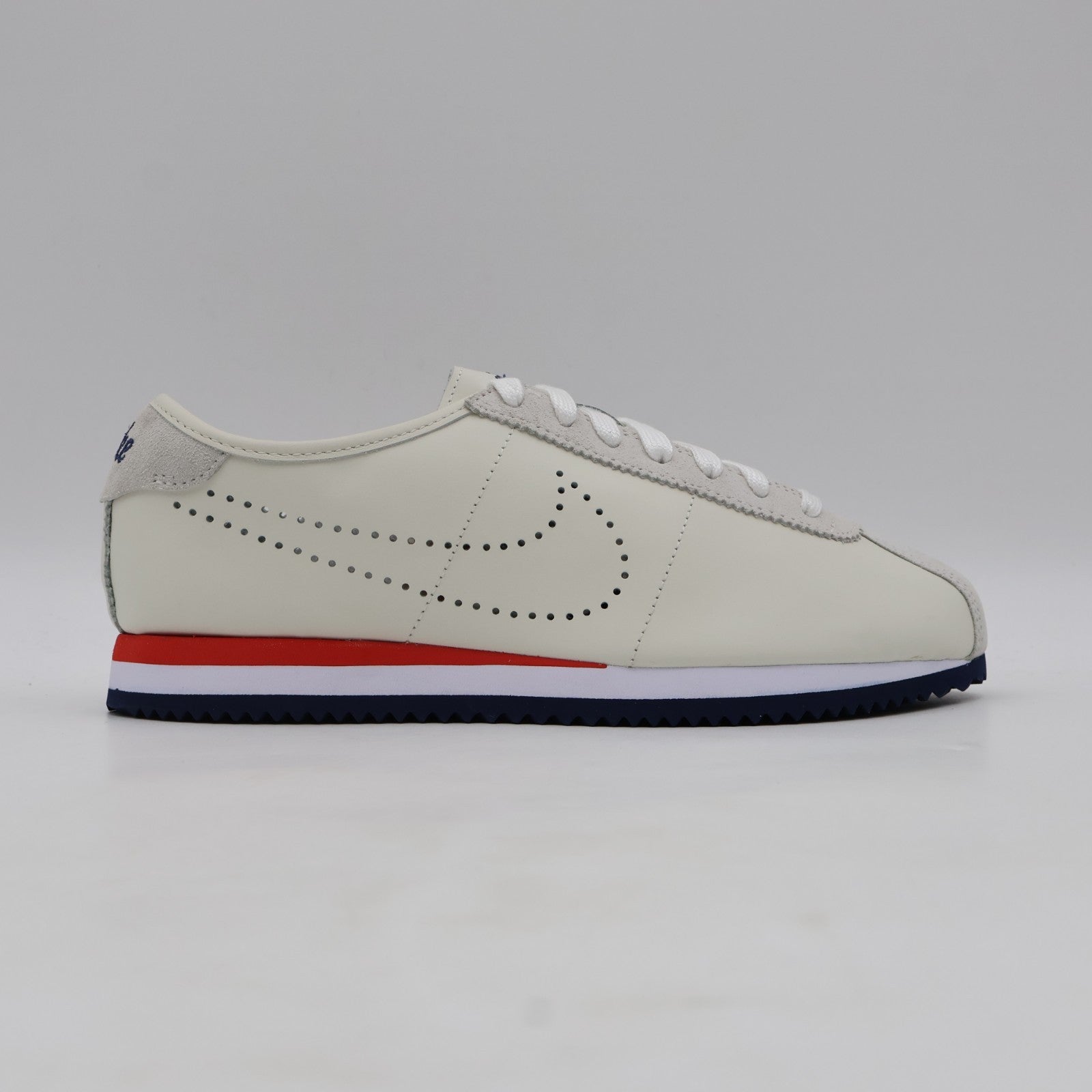 HQ1841-101 Nike Cortez Leather Sail White Light Crimson Midnight Navy (Women's)
