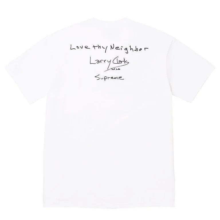 Supreme x Larry Clark Neighbor Tee White