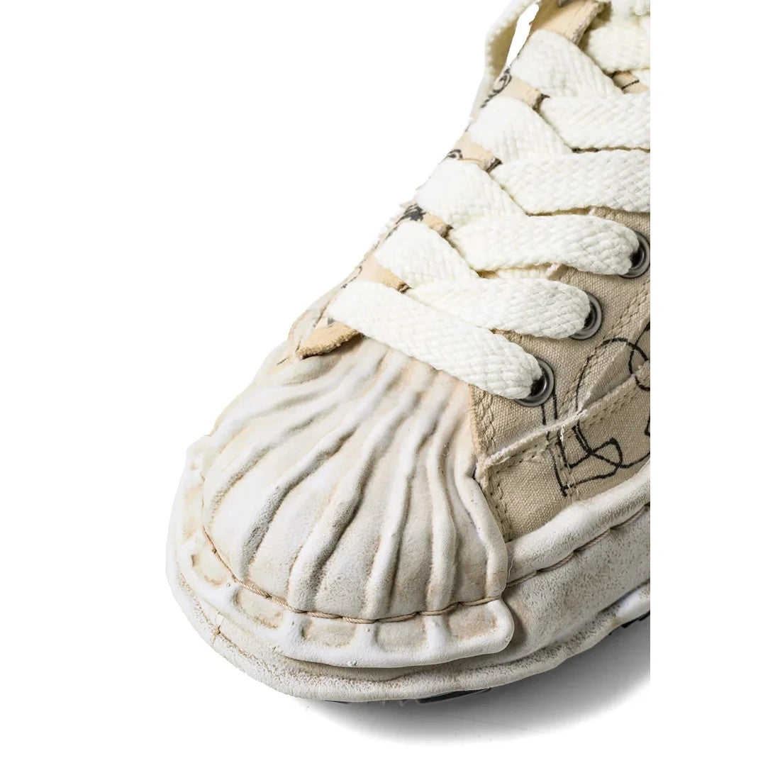 A16FW730-WHITE Maison MIHARA YASUHIRO BLAKEY original sole graffiti (Men's)