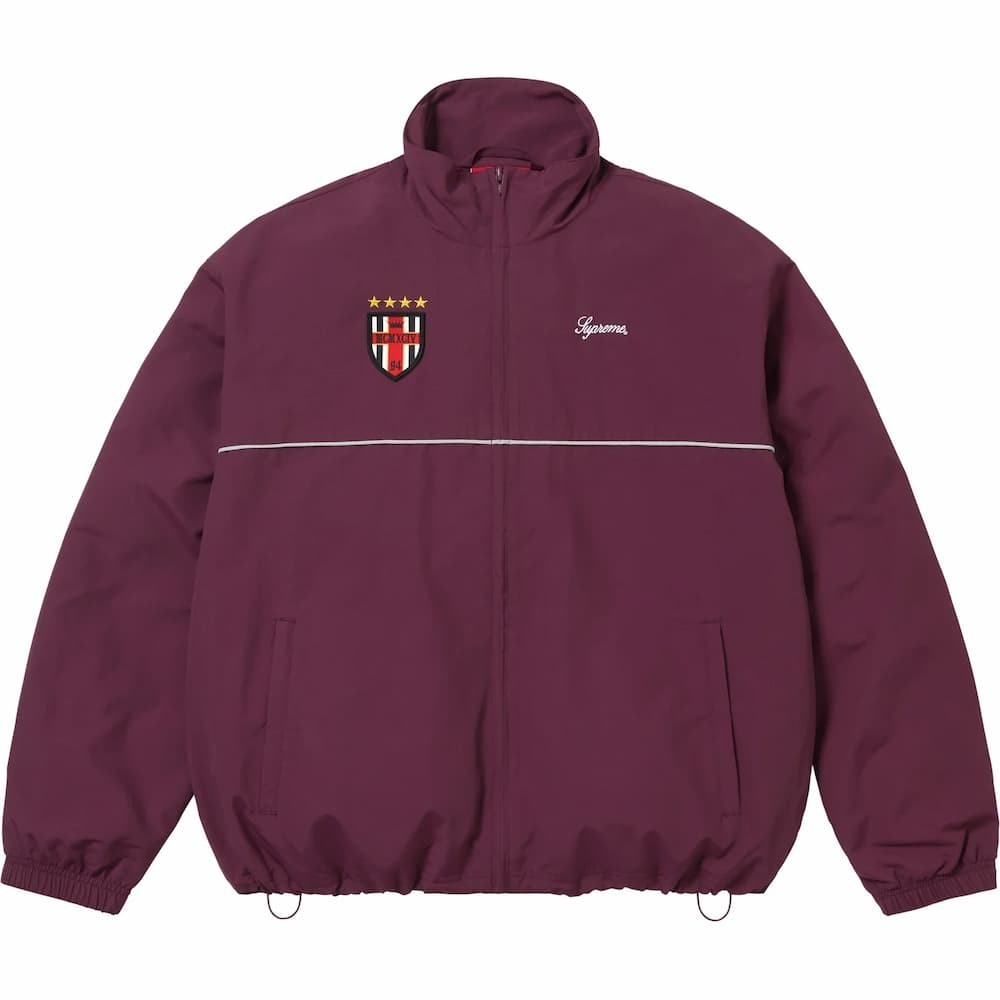 Supreme Cross Track Jacket Plum
