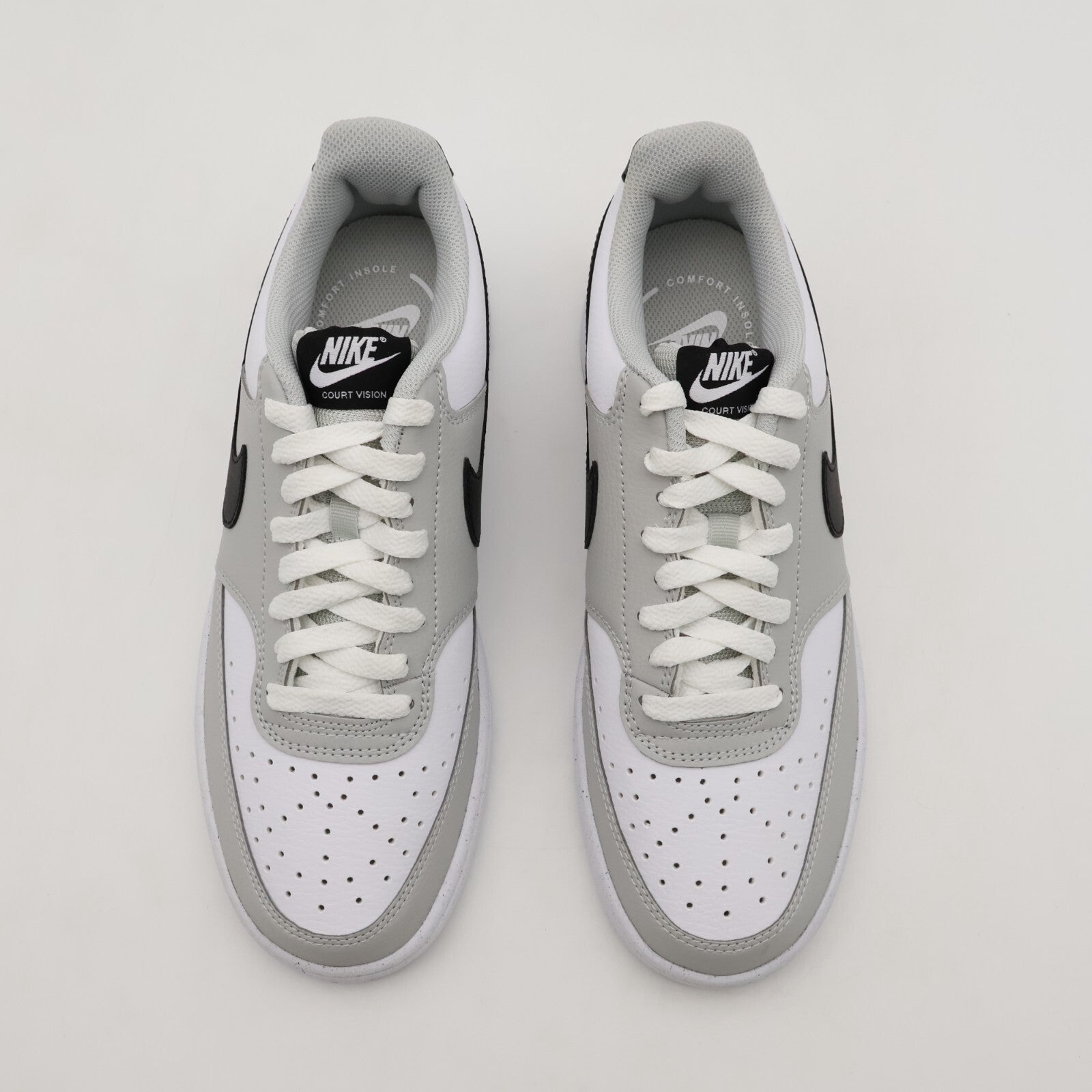 HV0927-097 Nike Court Vision Low Grey Fog Black (Men's)