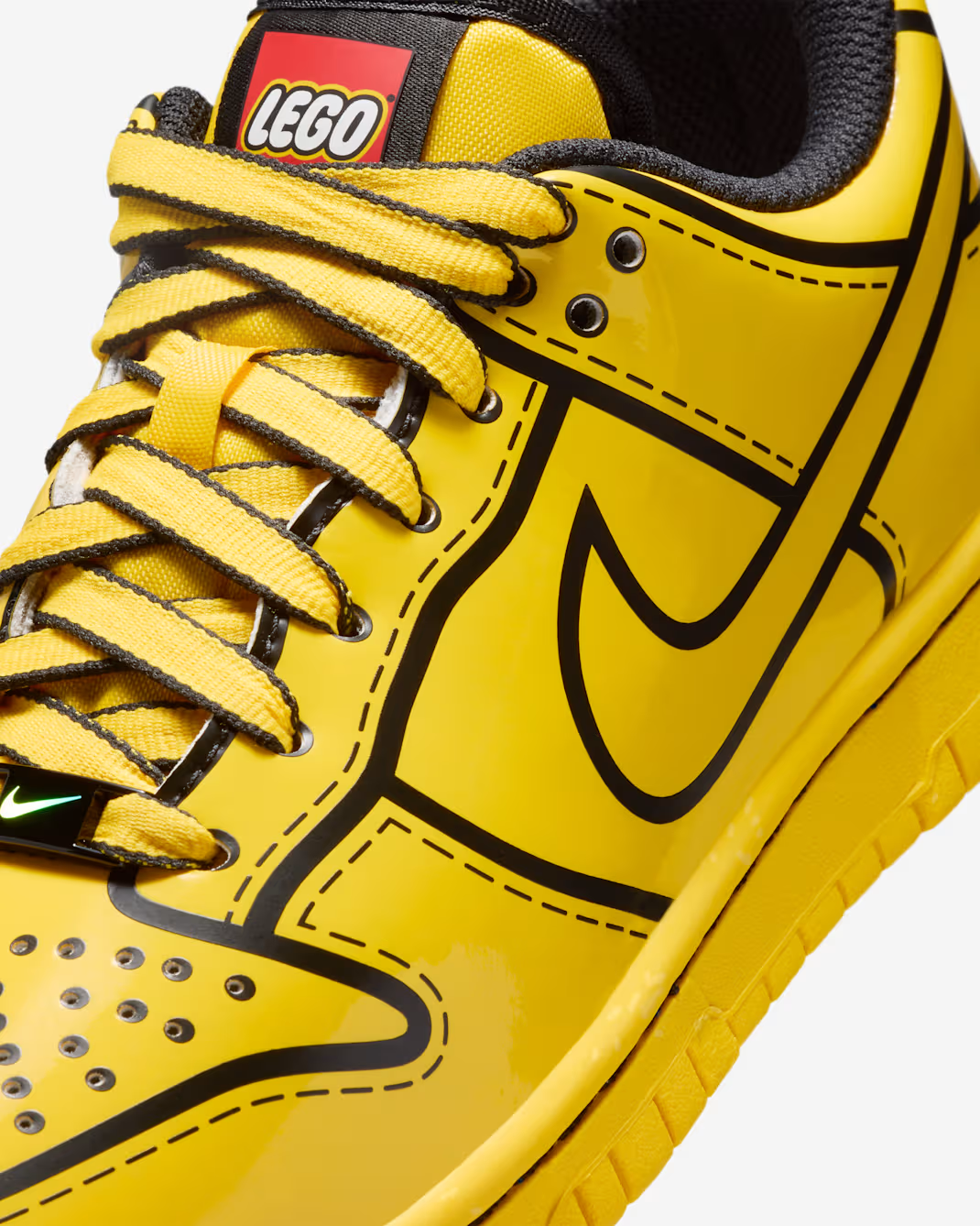 IF2117-700 LEGO Ã Nike GS Dunk Low Tour Yellow