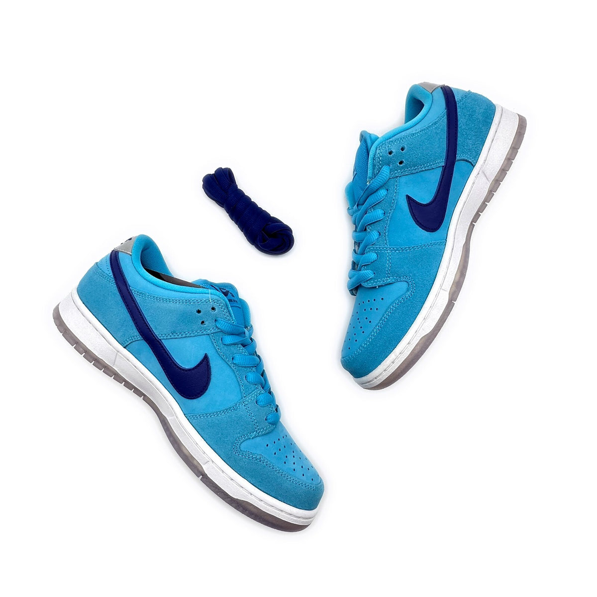 BQ6817-400 Nike SB Dunk Low Pro Blue Fury Deep Royal Navy Silver (Men's)