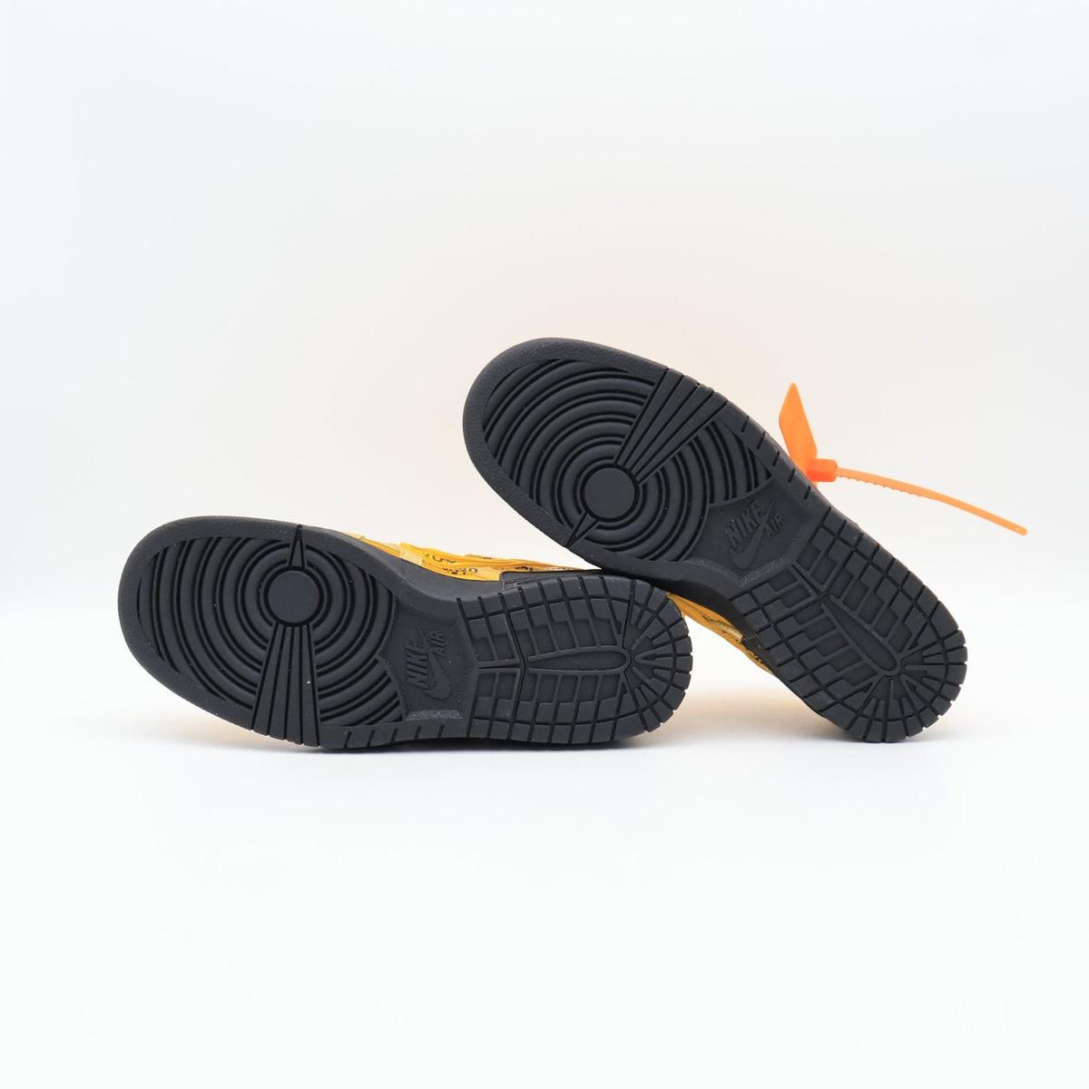 CU6015-700 Nike Air Rubber Dunk Off-White University Gold Yellow Black (Men's)