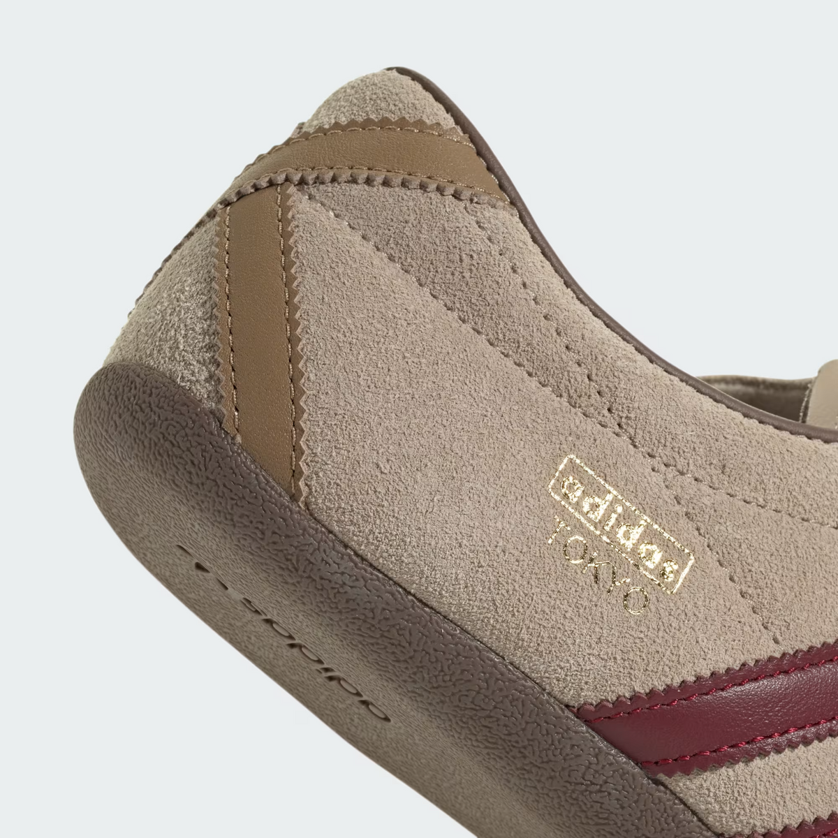 KJ0366 adidas Tokyo Stone Khaki Collegiate Burgundy (Men's)