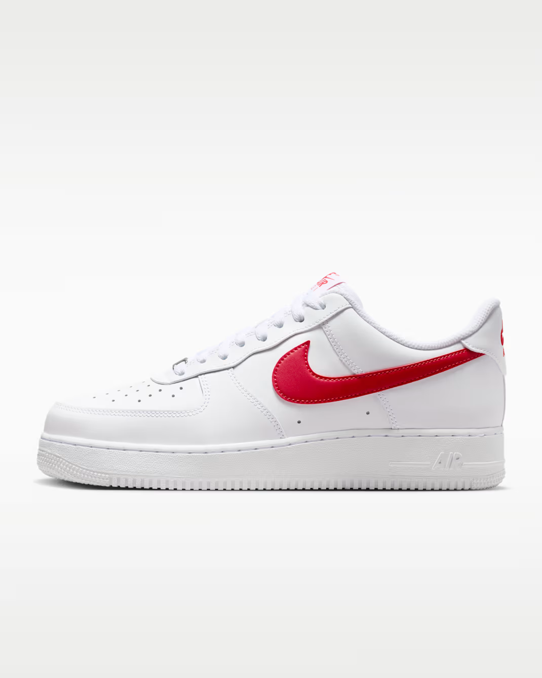 FJ4146-133 Nike Air Force 1 '07 "White/University Red" (Men's)