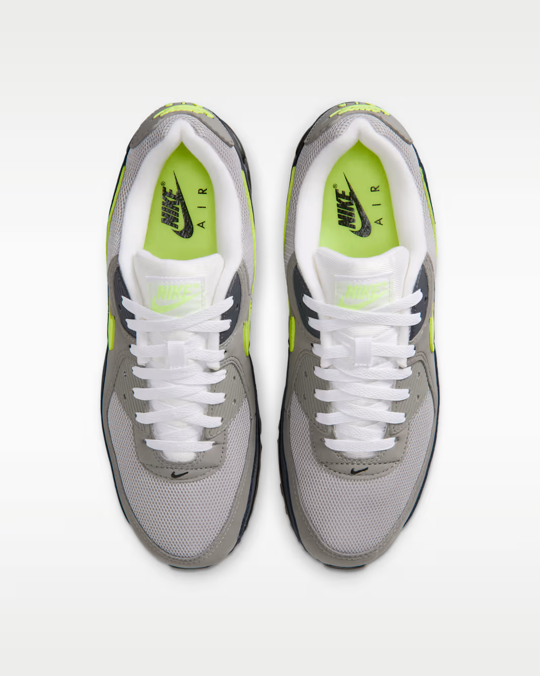 IQ0289-010 Nike Air Max 90 Black Neon Yellow (Men's)
