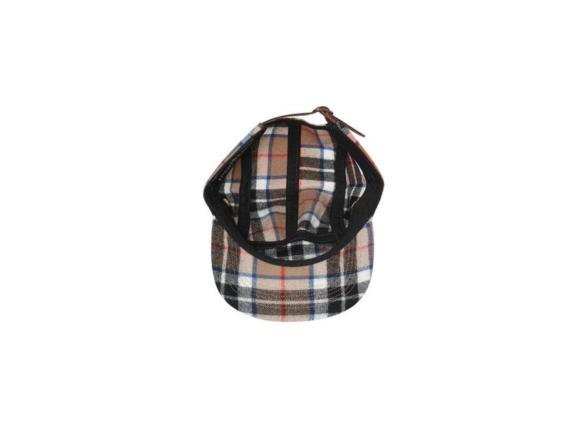 Supreme Lochcarron Camp Cap Tan Plaid