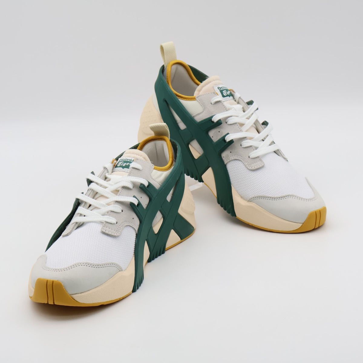 1183A795-102 Onitsuka Tiger Big Logo Trainer 2.0 White Pine Green (Men's)