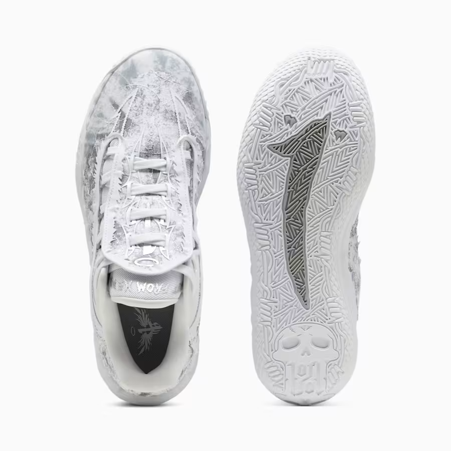 313266-02 Puma MB05 Lo Team Bank "White" (Men's)