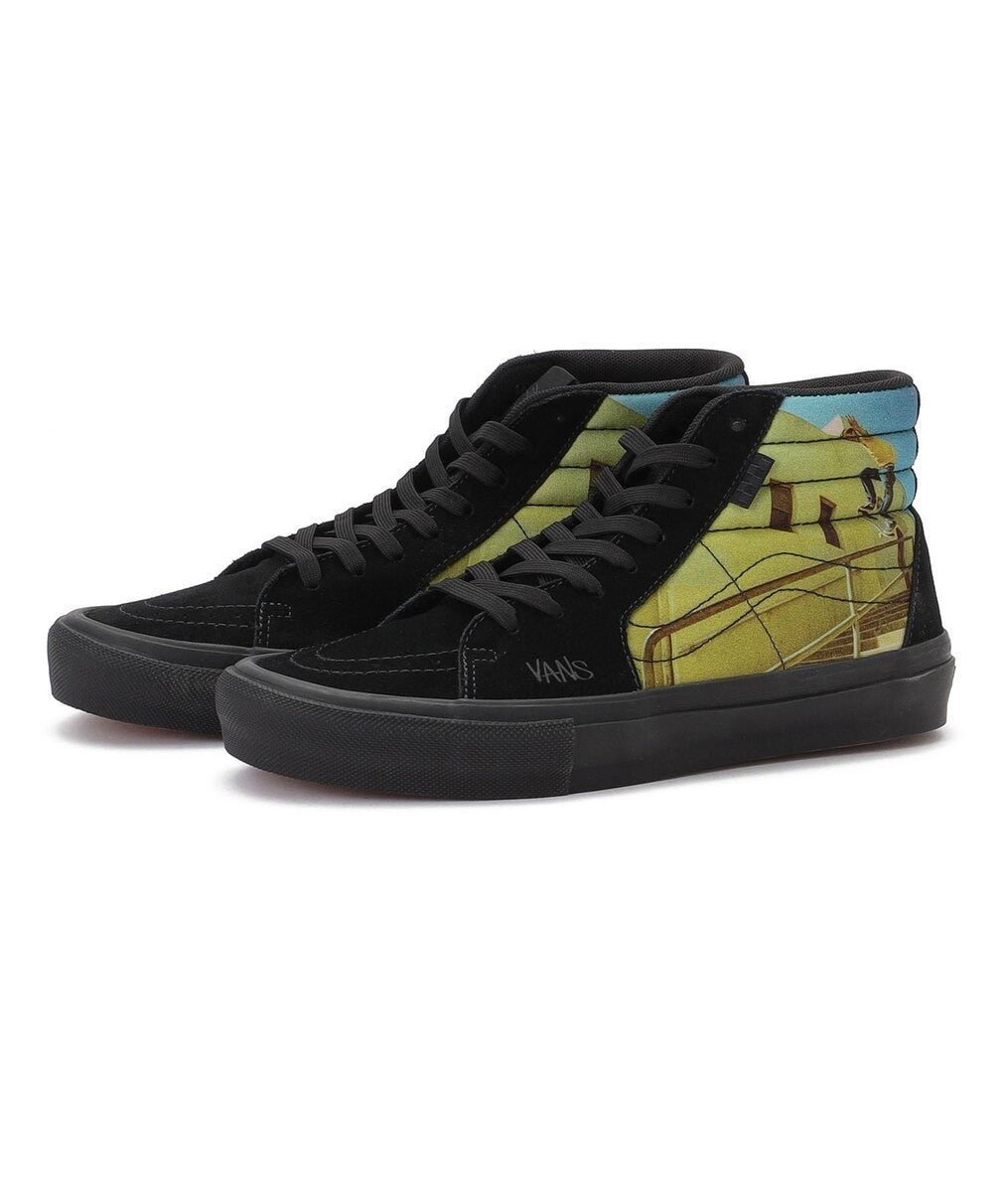 VN0A5FCCBOV Atiba Jefferson Ã Vans Skate Sk8-Hi "Black/Multi" (Men's)