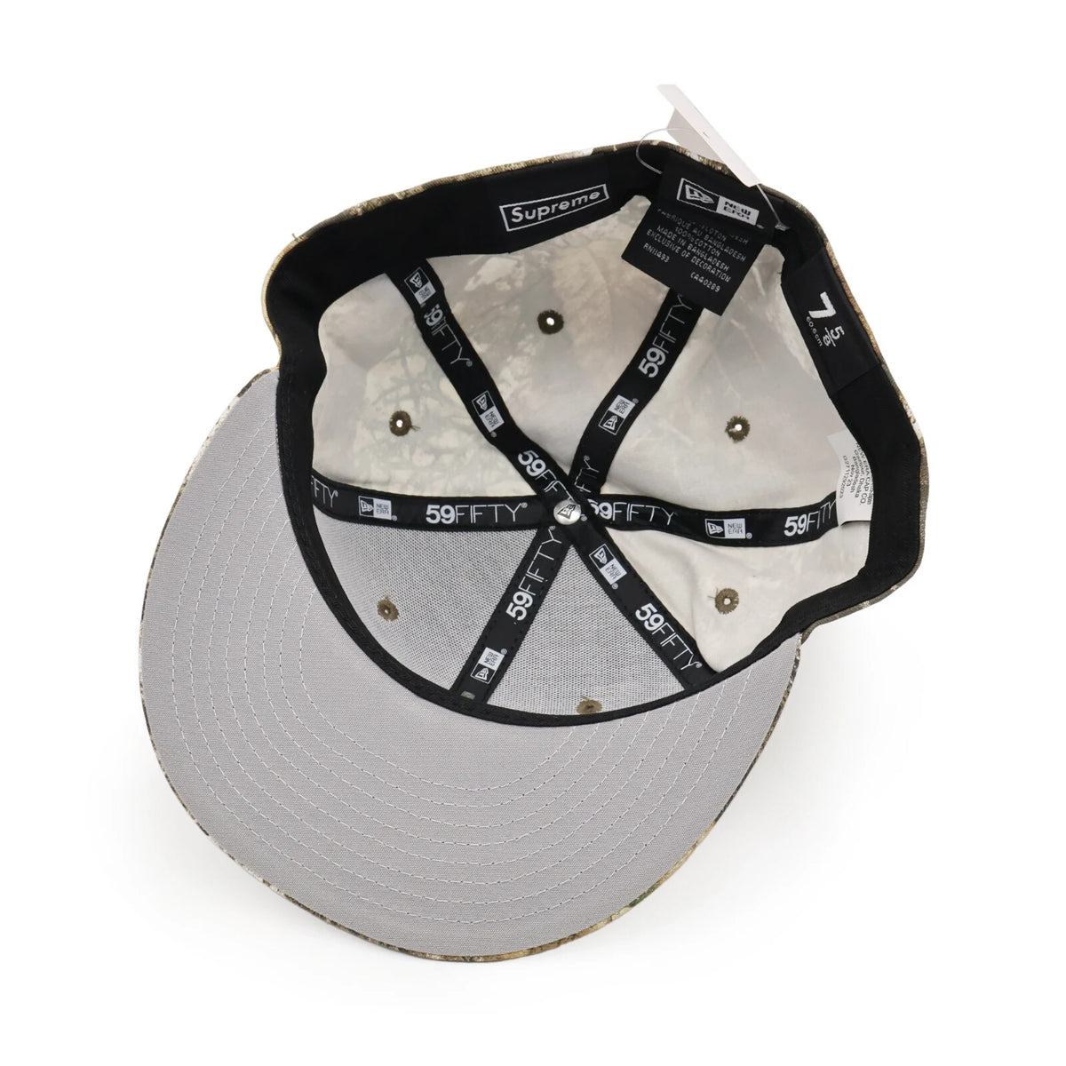 Supreme Gold Cross S Logo New Era RealTree Camo