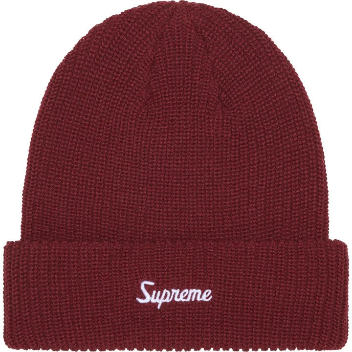 Supreme Loose Gauge Beanie (25FW) Cardinal