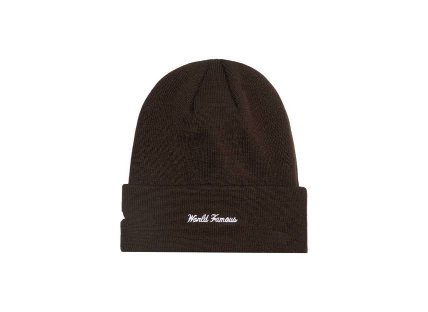Supreme New Era Box Logo Beanie Brown
