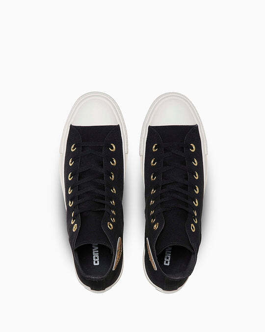 31313380 Converse All Star Goldpatch Hi Black Gold (Men's)
