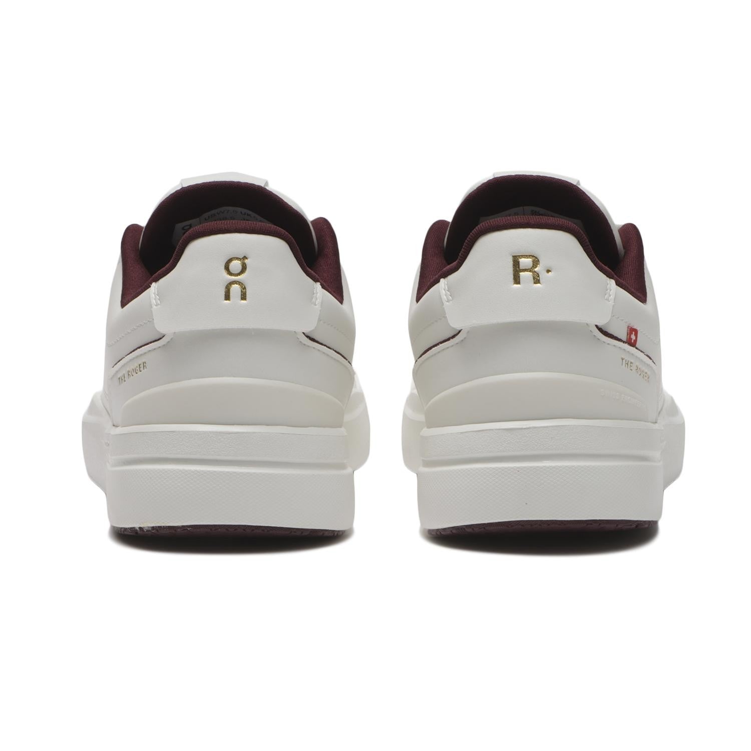 3WG10404758 On THE ROGER Centre Court Ivory Maroon (Women's)