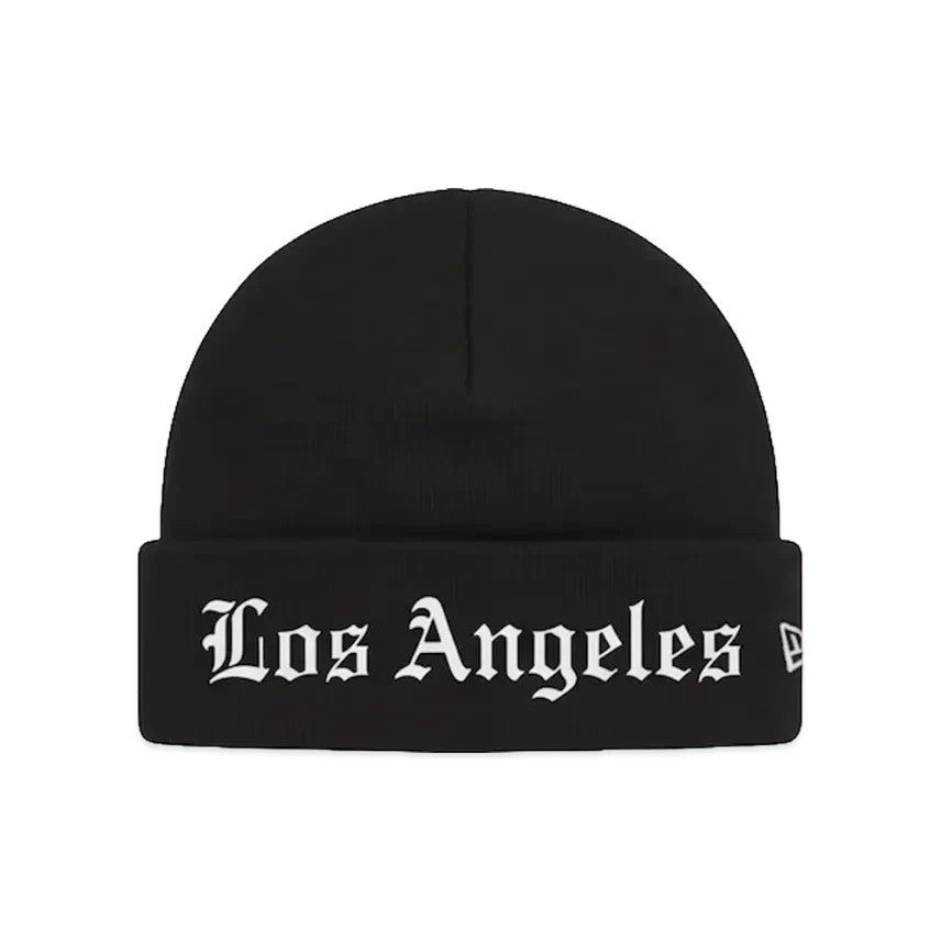 Supreme New Era Shop Beanie (Los Angeles) Black