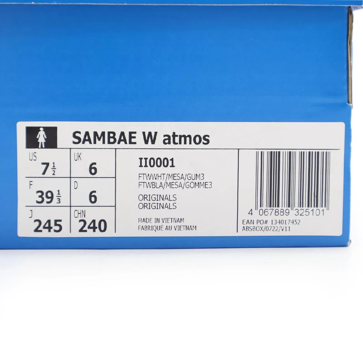 II0001 atmos pink adidas Originals Sambae Stacked Denim Cloud White (Women's)