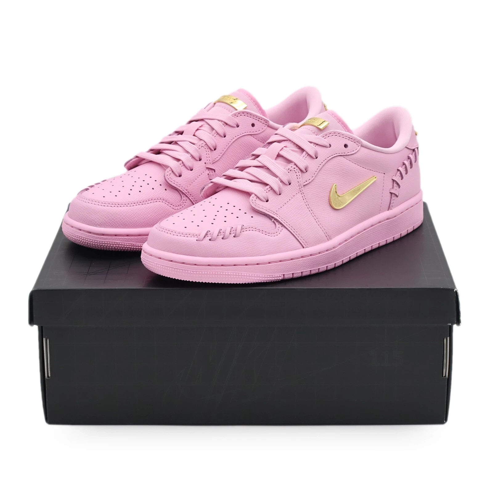 FN5032-600 Nike Air Jordan 1 Low MM Perfect Pink Metallic Gold (Women's)