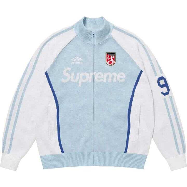 Supreme Umbro Zip Up Sweater LightBlue