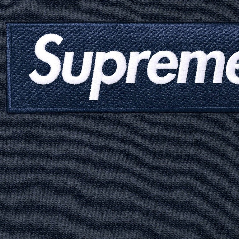 Supreme Box Logo Hooded Sweatshirt (25FW) Navy