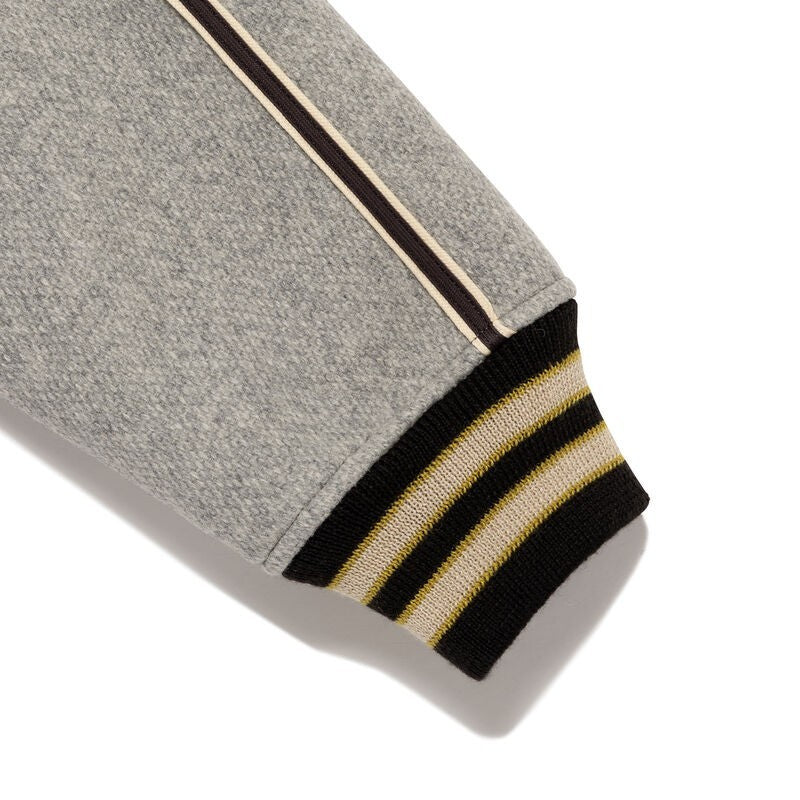 HUMAN MADE Wool Varsity Jacket Gray