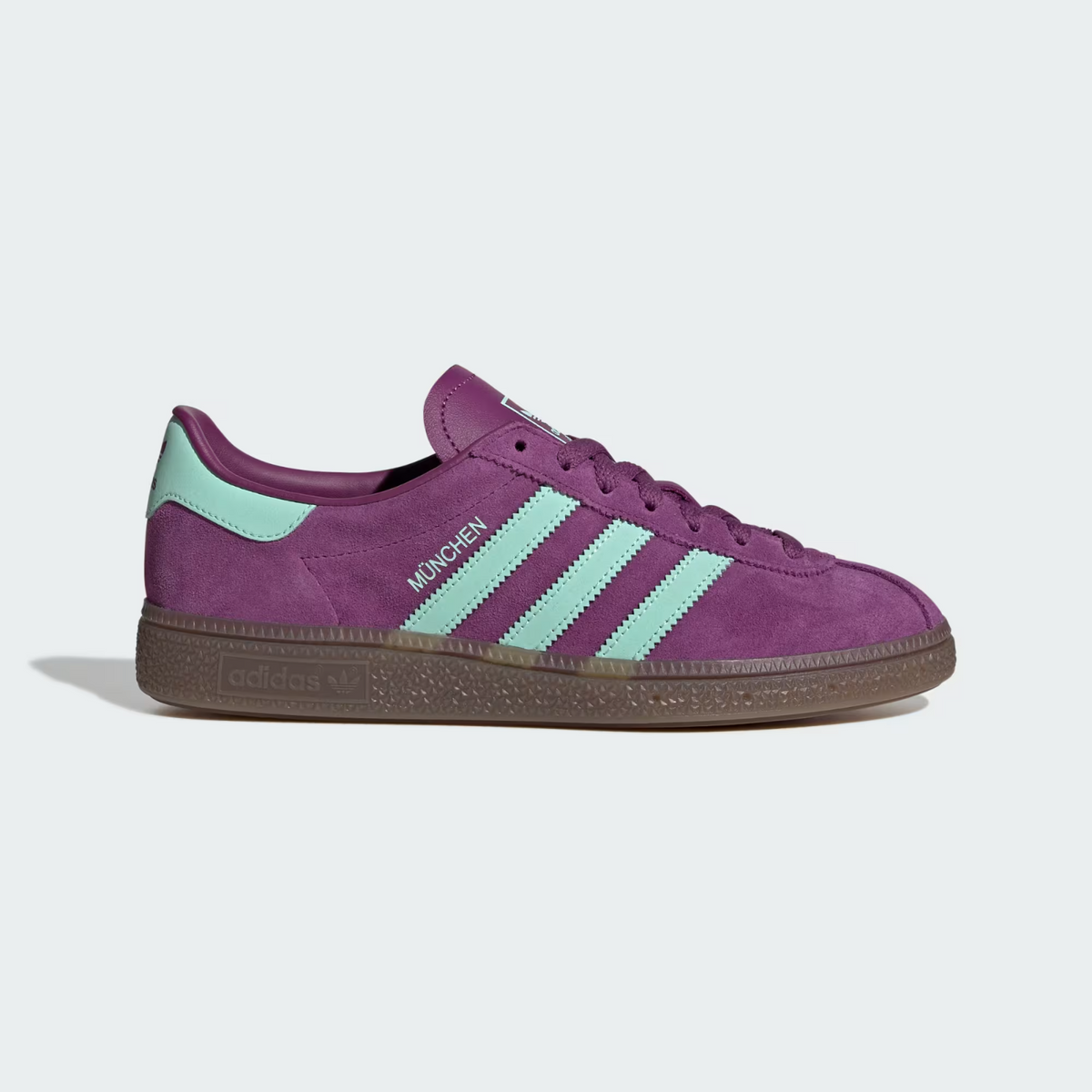 JS3995 adidas Originals Munchen Rich Mauve Clear Mint Gum (Men's)