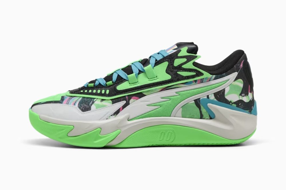 311349-01 NBA 2K Puma Scoot Zeros 2 Bright Aqua Feather Gray (Men's)