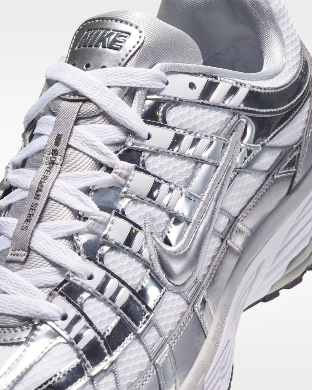 CN0149-100 Nike P-6000 "White/Metallic Silver" (Men's)