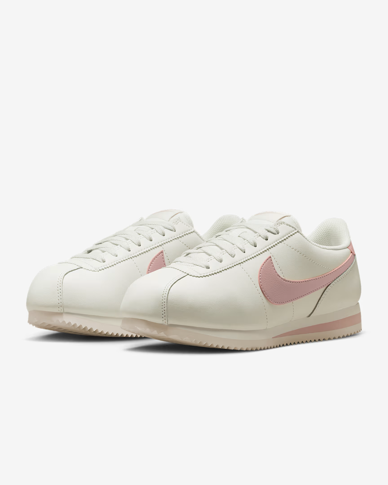 DN1791-116 Nike Cortez Leather Sail Sail Red (Women's)