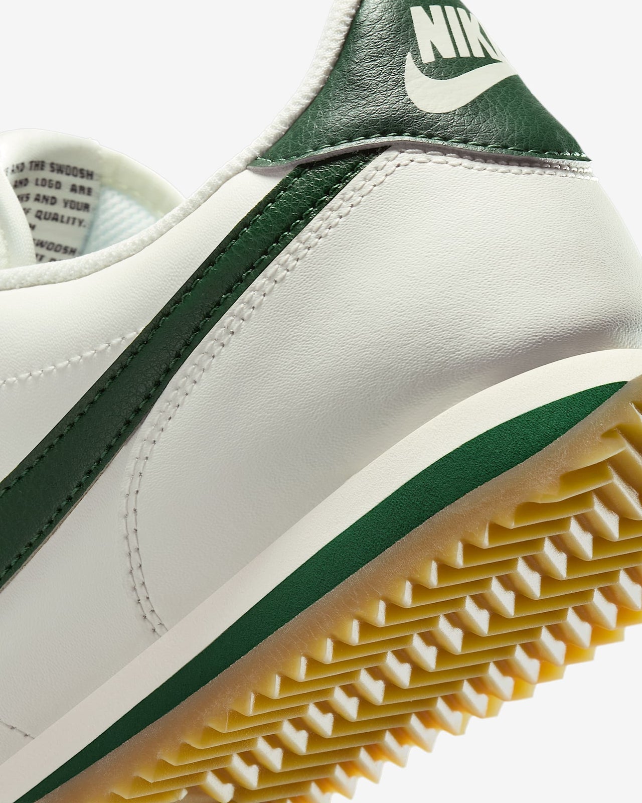 DN1791-110 Nike Cortez Sail Gum Yellow Black Fir (Women's )